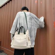 クロスボディトートバッグ キャンバス